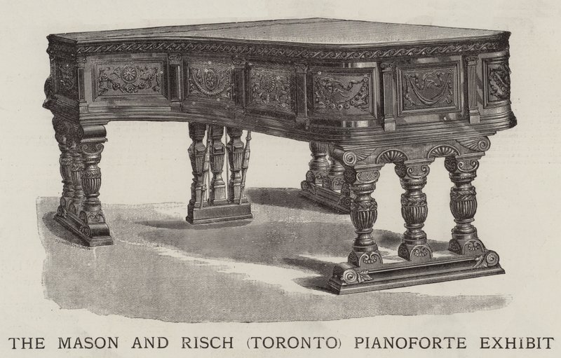 The Mason and Risch (Toronto) Pianoforte Exhibit by English School