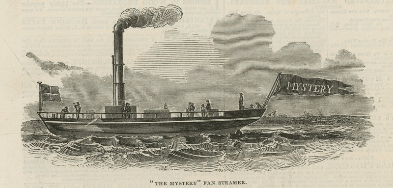 The Mystery Fan Steamer by English School