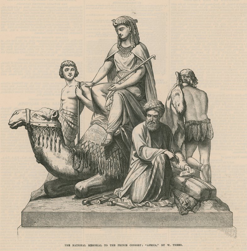 The National Memorial to the Prince Consort: Africa by English School