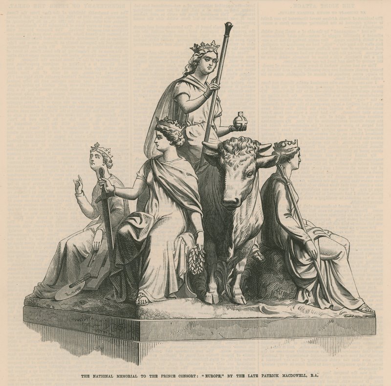 The National Memorial to the Prince Consort: Europe by English School