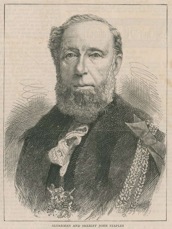 The New Lord Mayor and Sheriffs: Alderman and Sheriff John Staples by English School
