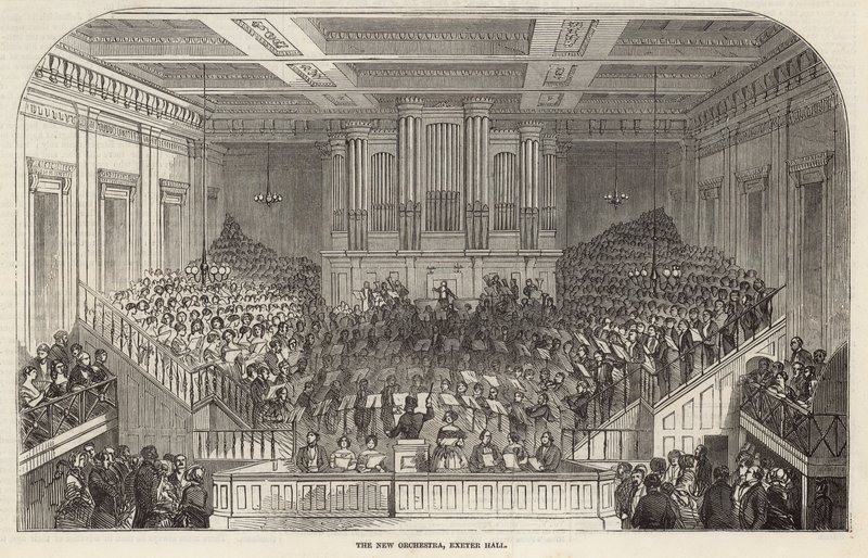 The New Orchestra, Exeter Hall, London by English School