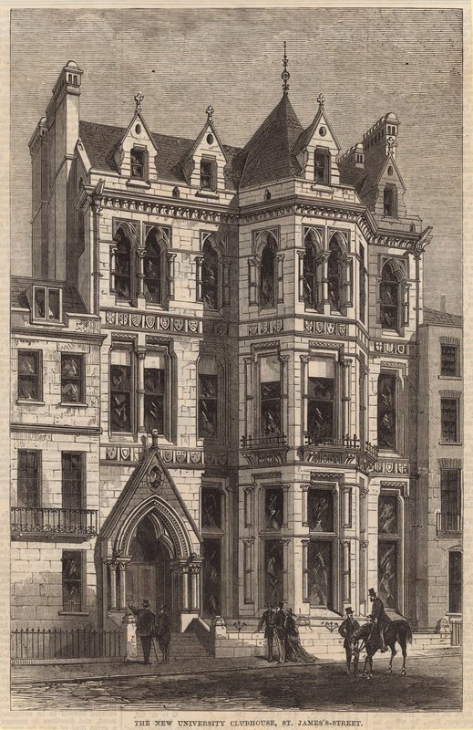The New University Clubhouse, St Jamess Street by English School