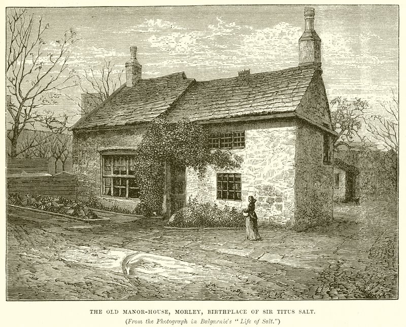 The Old Manor-House, Morley, Birthplace of Sir Titus Salt by English School