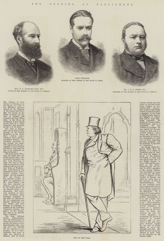 The Opening of Parliament by English School