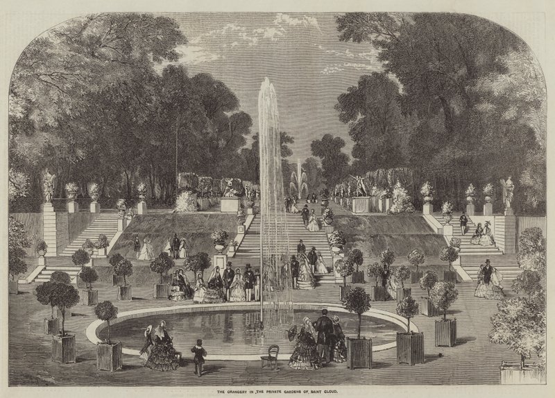 The Orangery in the Private Gardens of Saint Cloud by English School