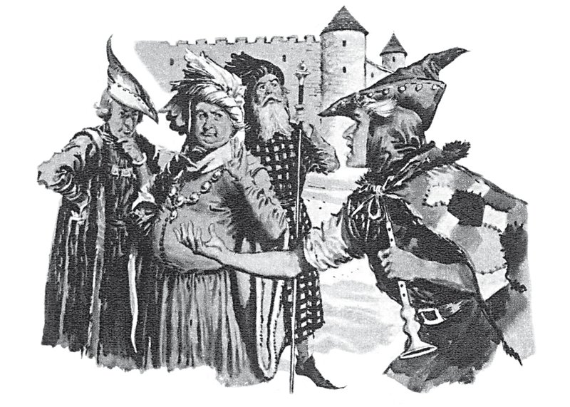 The Pied Piper of Hamelin by English School