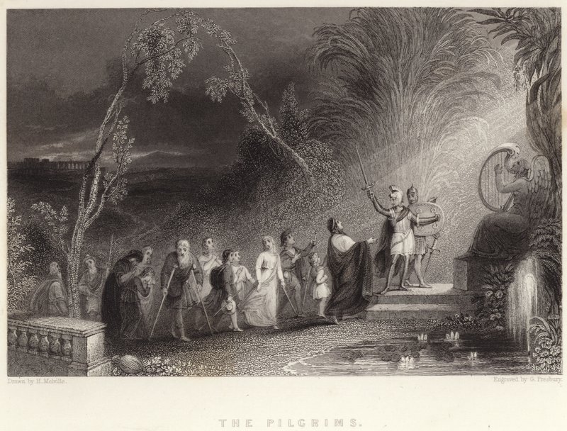 The Pilgrims by English School