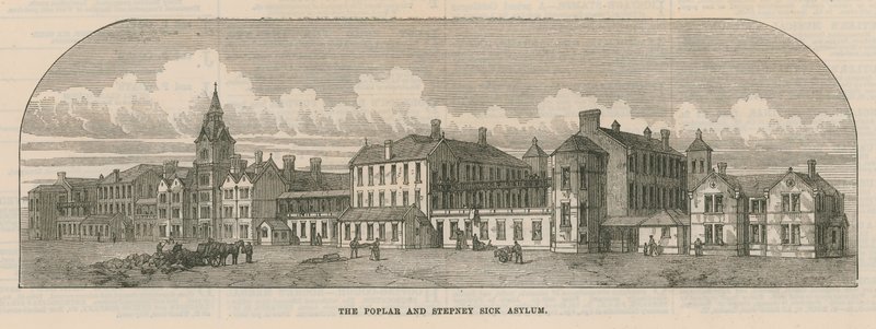 The Poplar and Stepney Sick Asylum at Bromley by Bow by English School