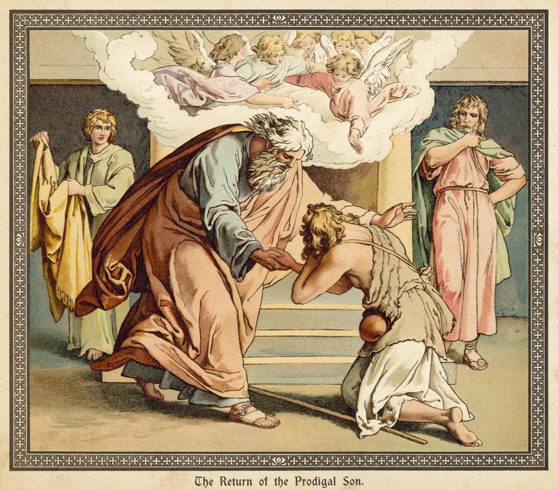 The Return of the Prodigal Son by English School