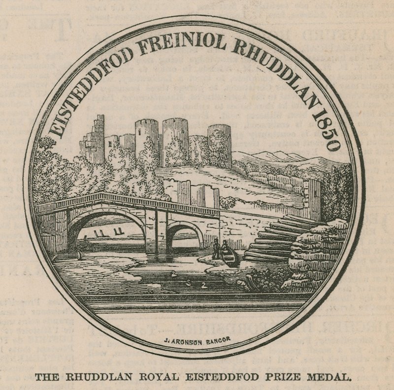 The Rhuddlan Royal Eisteddfod Prize Medal by English School