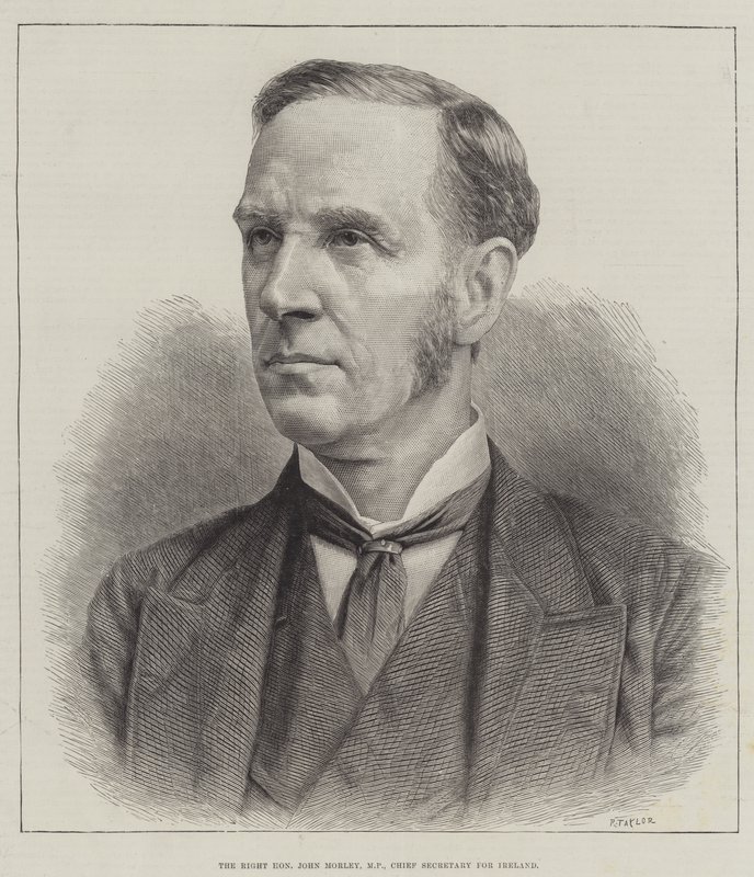 The Right Honourable John Morley, MP, Chief Secretary for Ireland by English School