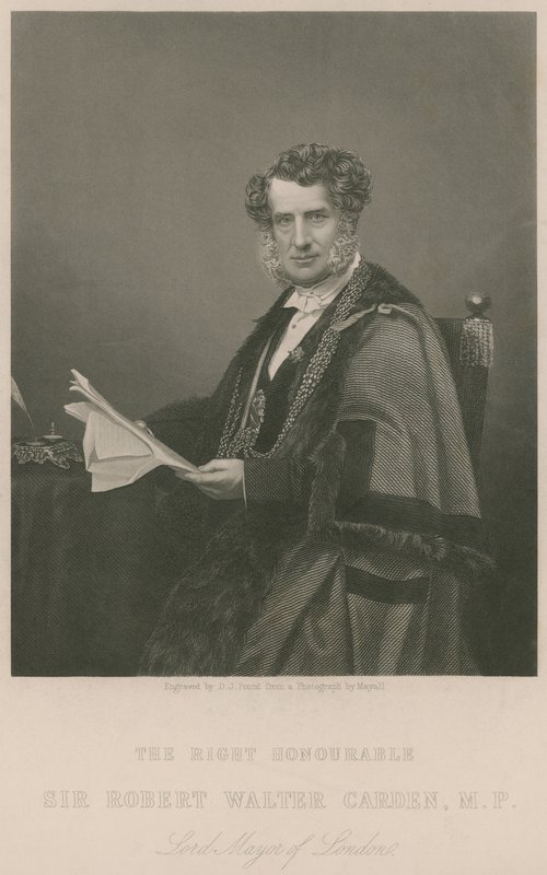 The Right Honourable Sir Walter Carden, Lord Mayor of London by English School