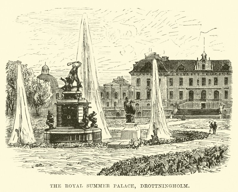 The Royal Summer Palace, Drottningholm by English School