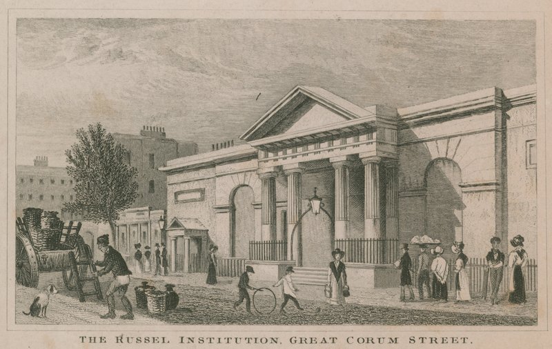 The Russell Institution, Great Coram Street, London by English School