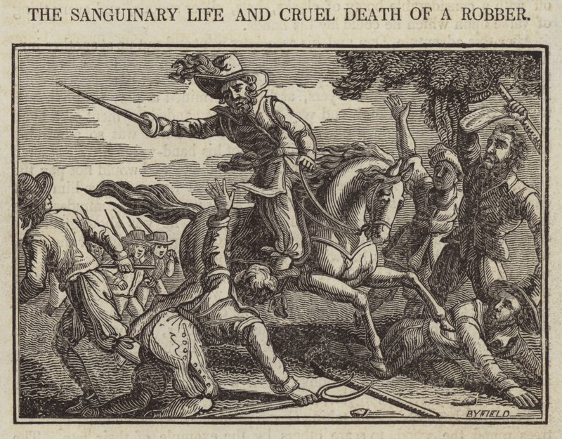 The Sanguinary Life and Cruel Death of a Robber by English School