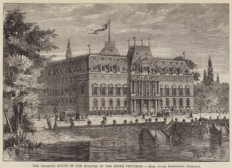 The Sessions House of the Estates of the Rhine Province by English School