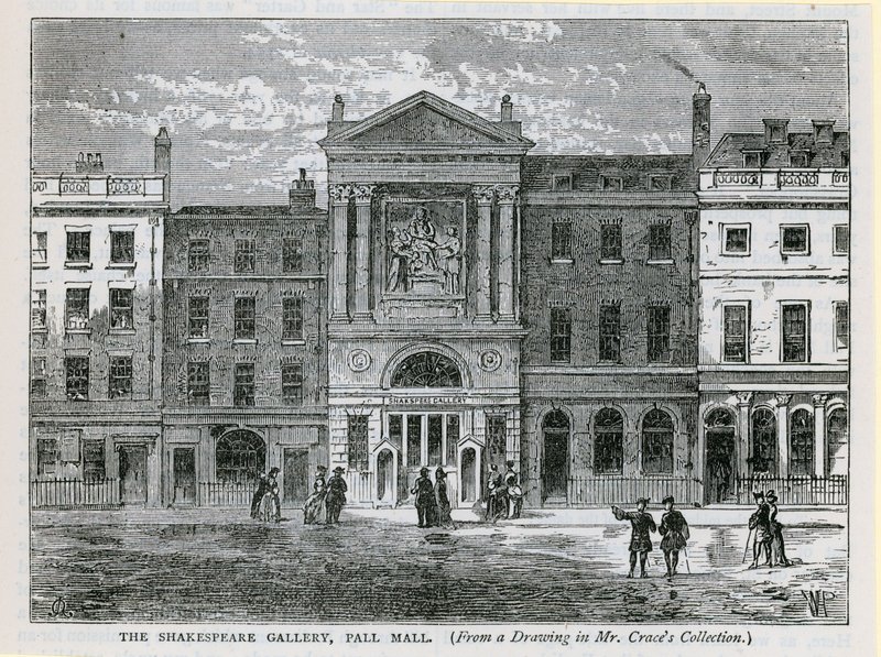 The Shakespeare Gallery, Pall Mall, London by English School
