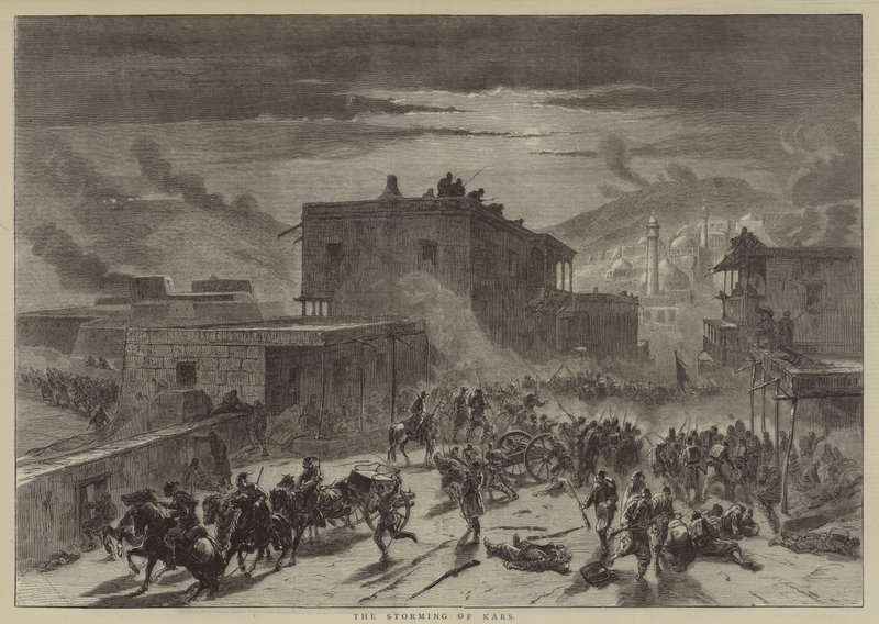 The Storming of Kars by English School
