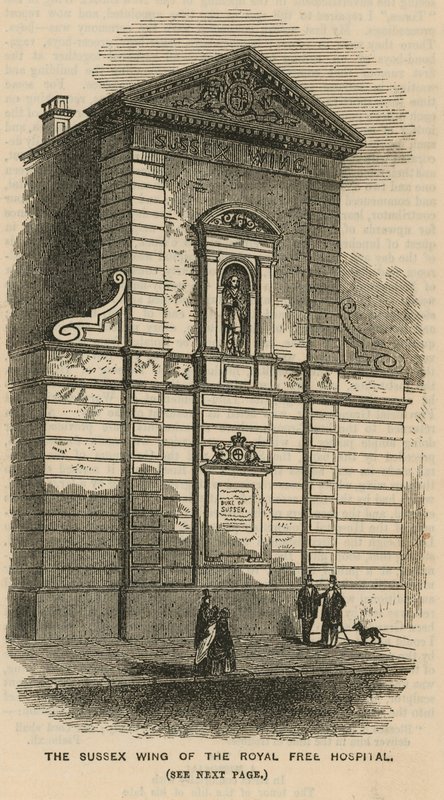 The Sussex Wing of the Royal Free Hospital, London by English School