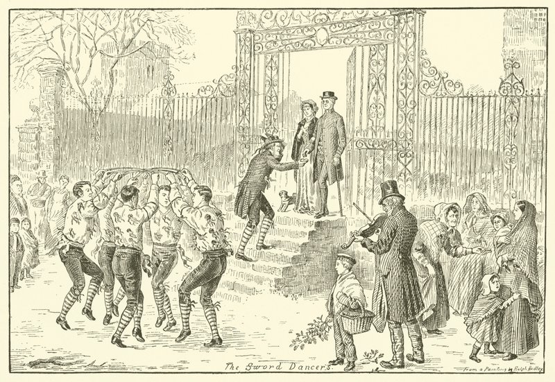 The Sword Dancers by English School