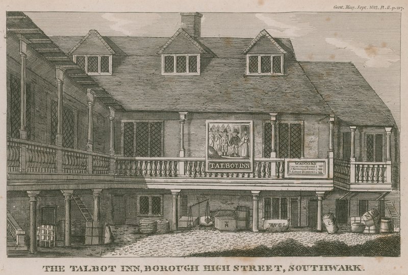 The Tabard Inn, Southwark by English School