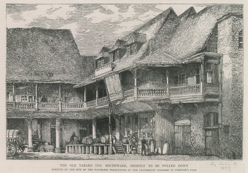 The Tabard Inn, Southwark by English School