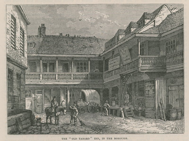 The Tabard Inn, Southwark by English School