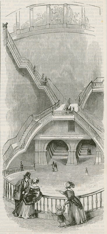 The Thames Tunnel by English School