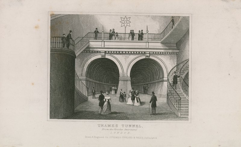 The Thames Tunnel by English School