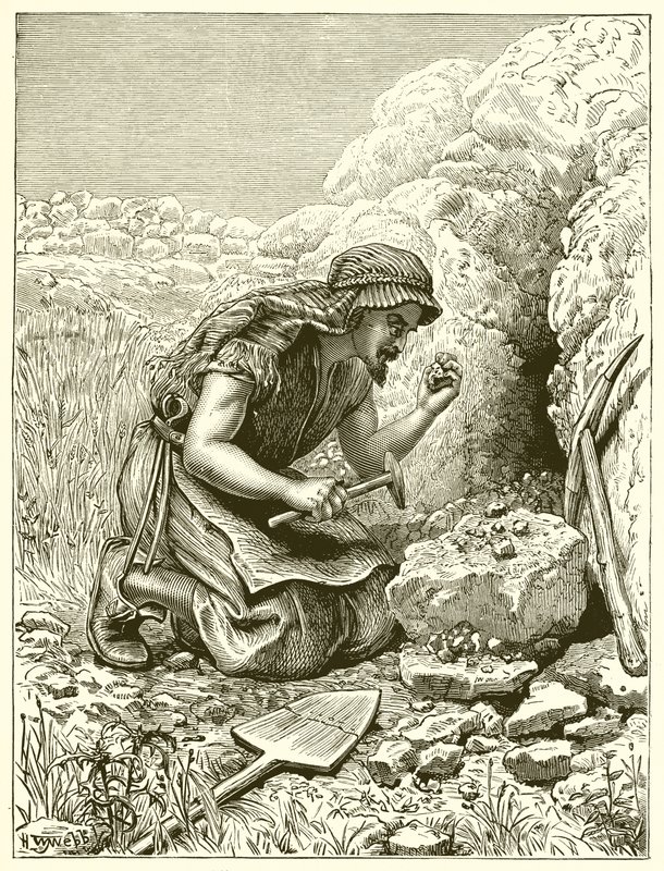 The Treasure Hid in a Field by English School