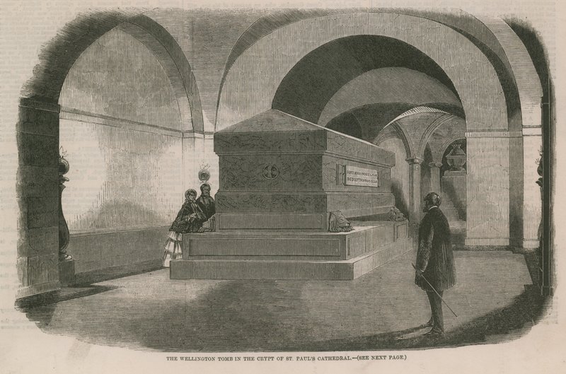 The Wellington Tomb in the crypt of St Paul
