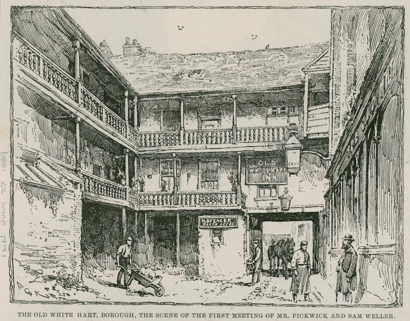 The White Hart, Southwark by English School