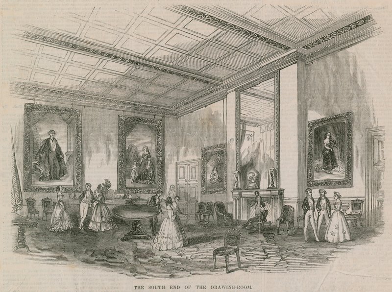 The Whitehall Home of Sir Robert Peel by English School