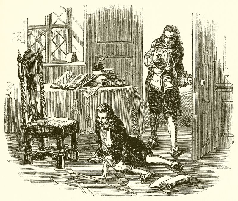 The Young Blaise Pascal by English School