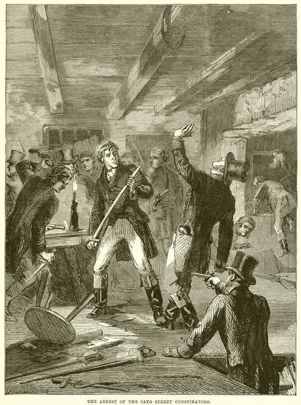 The arrest of the Cato Street Conspirators by English School