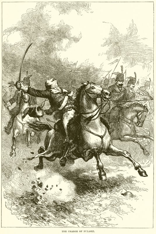 The charge of Pulaski by English School