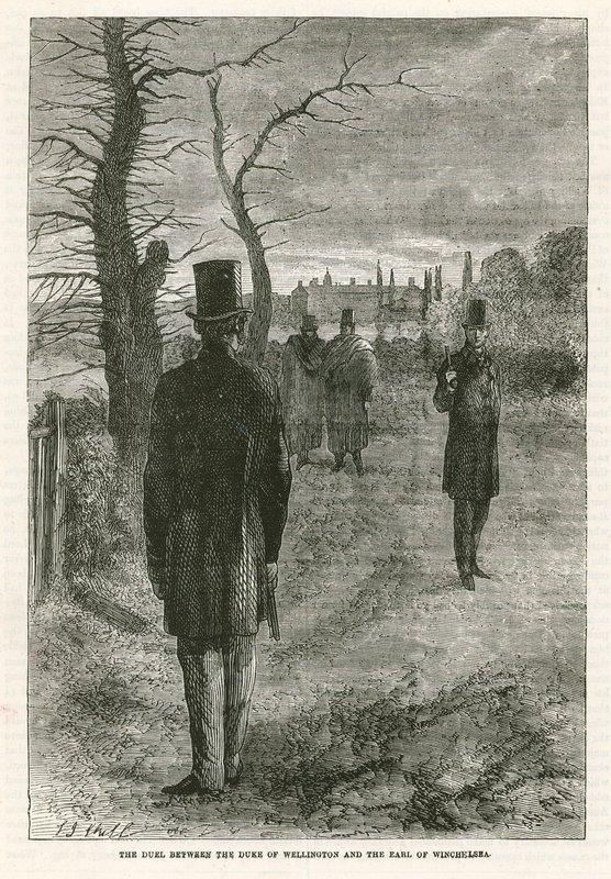 The Duel Between the Duke of Wellington and the Earl of Winchelsea by English School