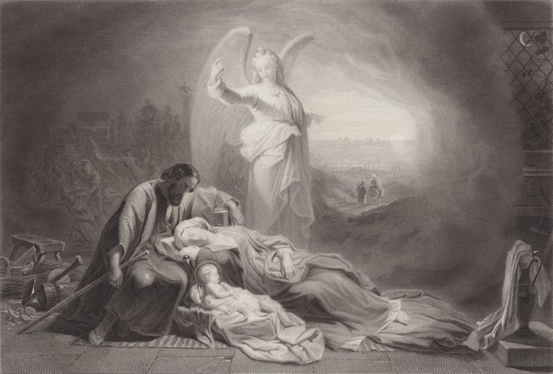 The Eve of the Flight by English School