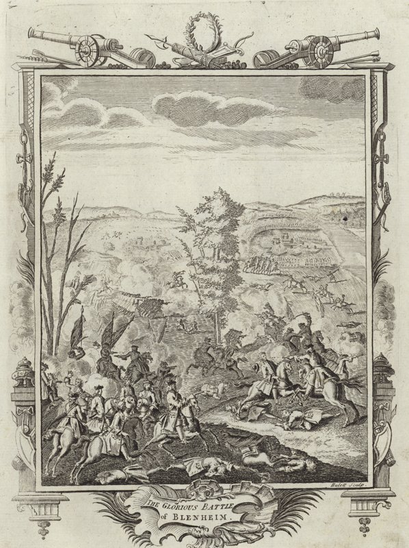 The Glorious Battle of Blenheim by English School