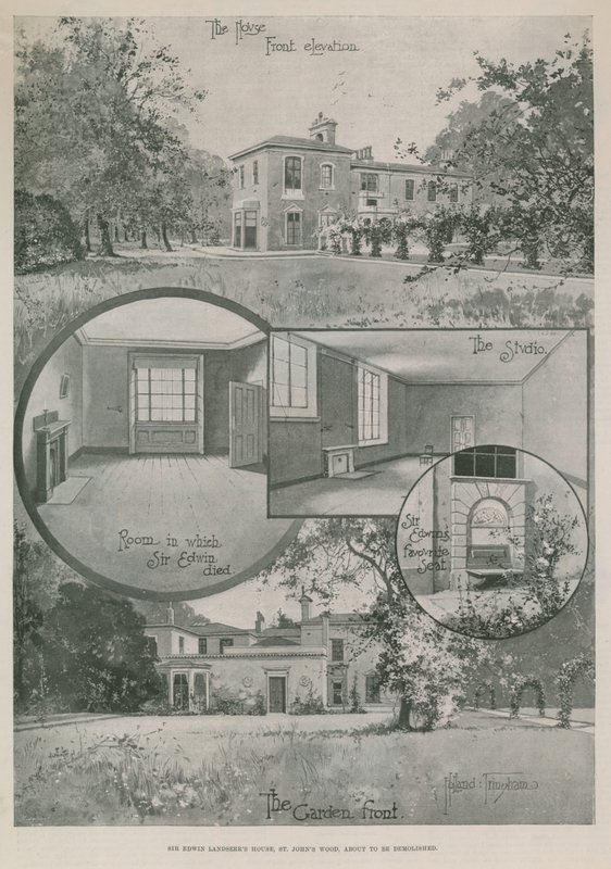 The Home of Sir Edwin Landseer by English School