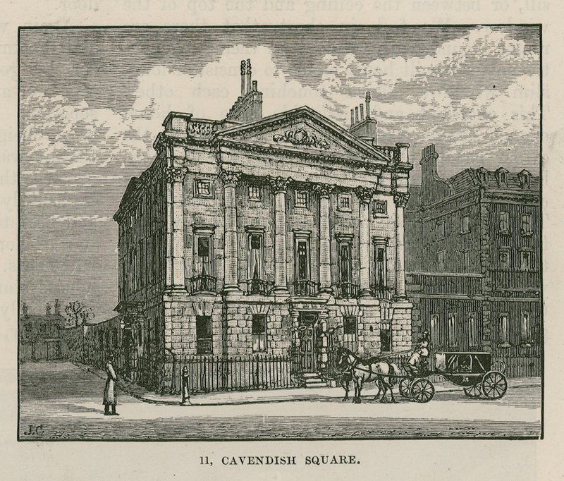 The house of Mr Scotmother, Cavendish Square, London by English School