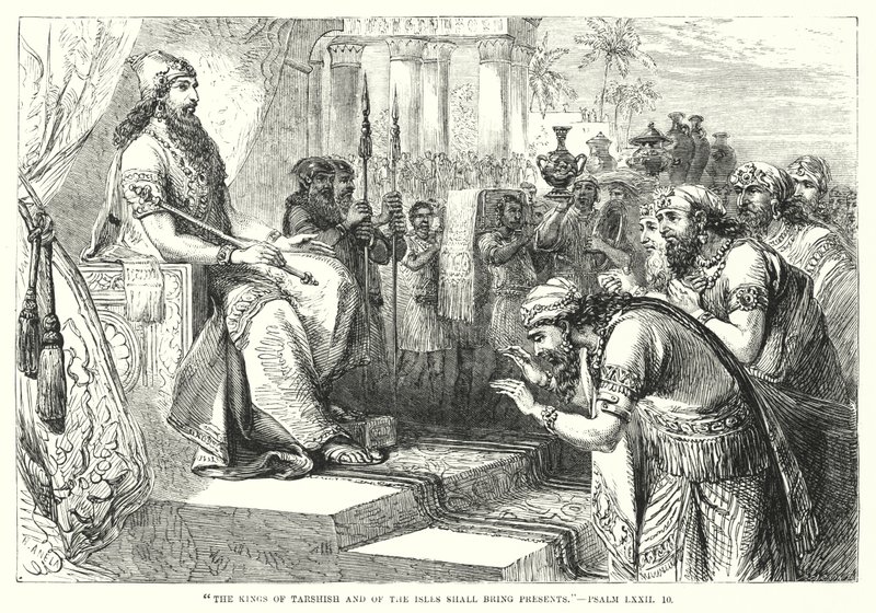 The Kings of Tarshish and of the Isles Shall Bring Presents, Psalm LXXII by English School