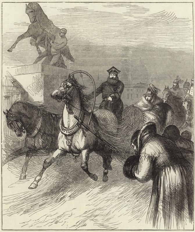 The Late Emperor Alexander II by English School