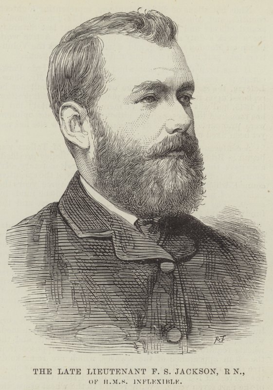 The late Lieutenant F S Jackson, RN, of HMS Inflexible by English School