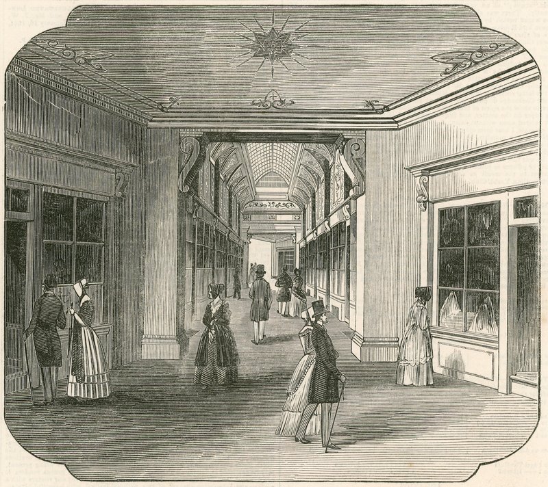 The New Exeter Change, Strand, London by English School