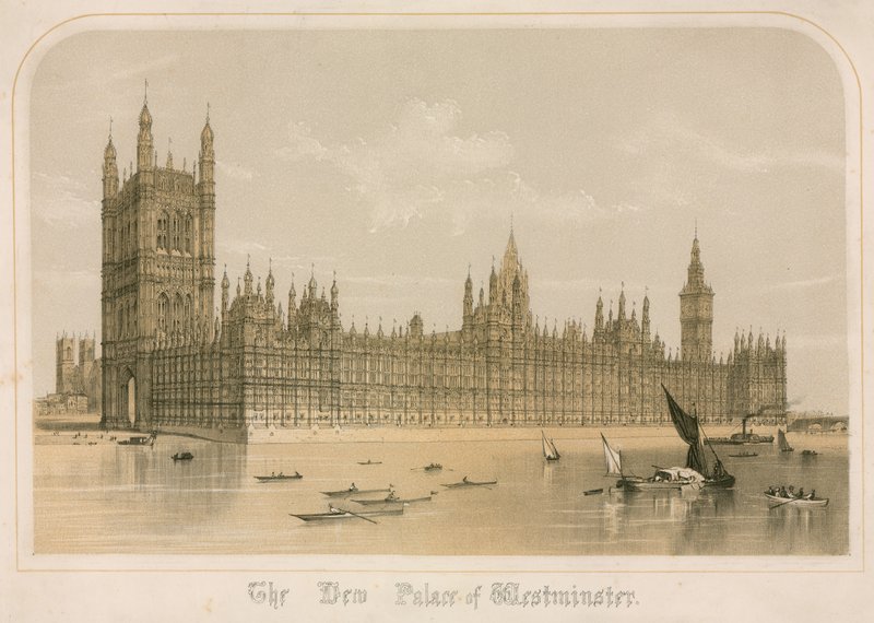 The New Palace of Westminster, London by English School