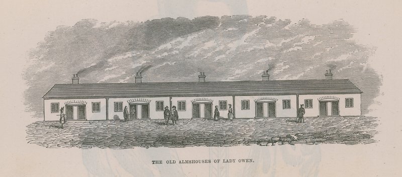 The old almshouses of Lady Owen by English School