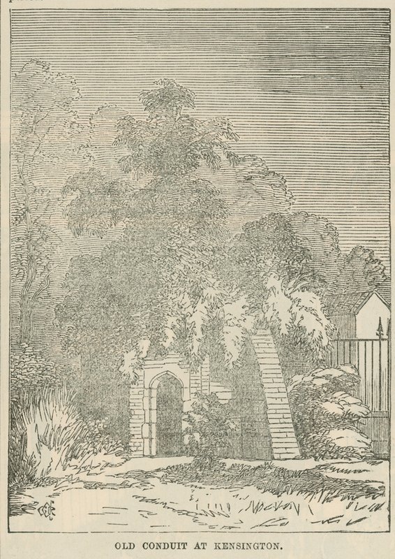 The Old Conduit at Kensington by English School