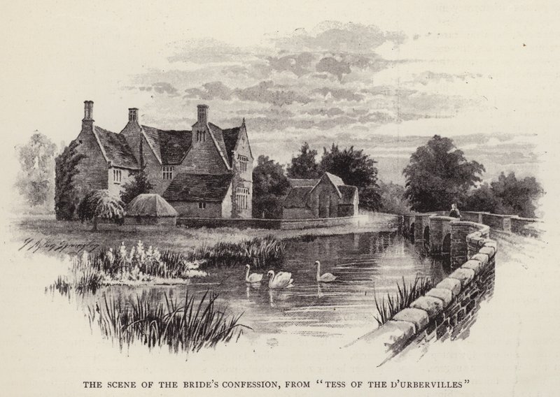 The scene of the bride
